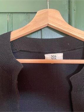 Noa Noa Black Knit Cardigan